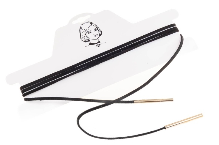 Czarny choker