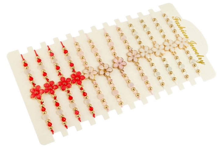 Bransoletki z kwiatkami