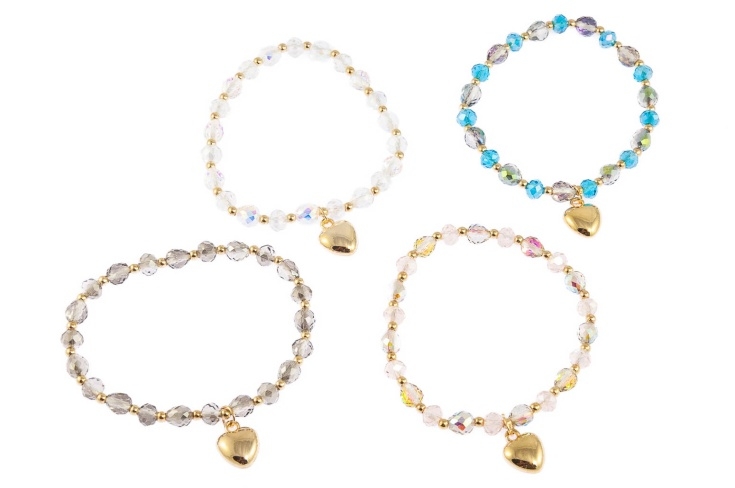 Bransoletki z serduszkami