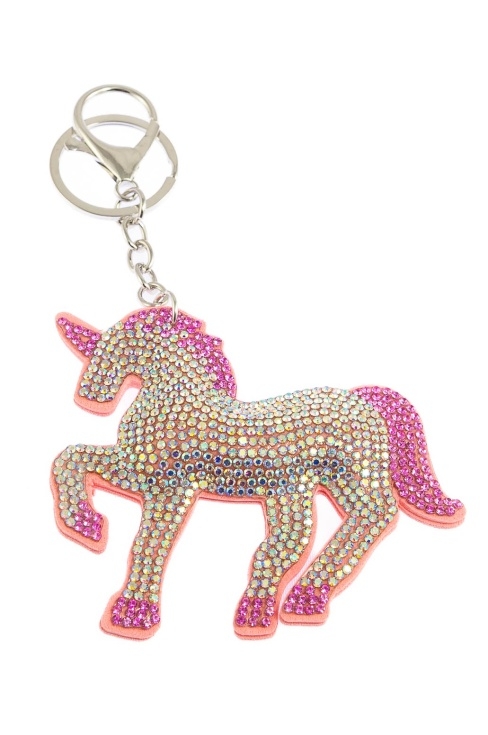 Elegancki brelok jednorożec