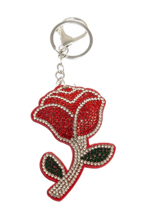 Elegancki brelok róża