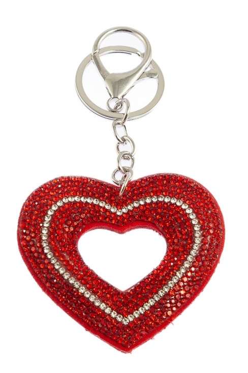 Elegancki brelok serduszko