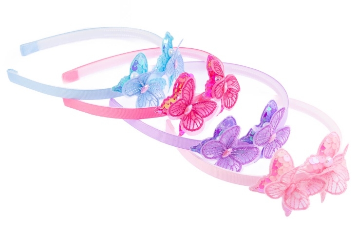 Opaski z motylkami
