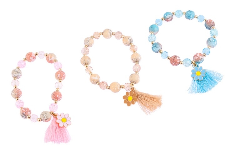 Bransoletki z kwiatuszkami